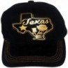 State of Texas Black and Gold Designed Adjustable Baseball Cap - CD185KI9CLG