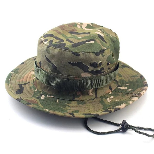 K-Elewon Unisex Sun Hat Wide Brim Camouflage boonie Caps Outdoor Sun Protection Hat - Cp Camouflage - CT1848G7ZTS