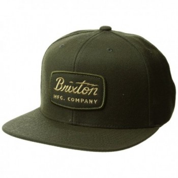 Brixton Men's Jolt Medium Profile Adjustable Snapback Hat - Hunter Green - C117YZG0605
