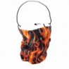 Motley Tube Face Mask Scarf Balaclava Skull Cap Flame - C2115PUSHY3