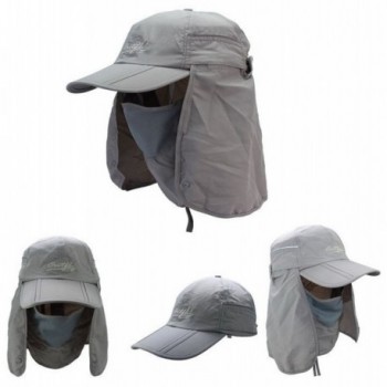 Outdoor Protection Folding Removable Shield in Men's Sun Hats