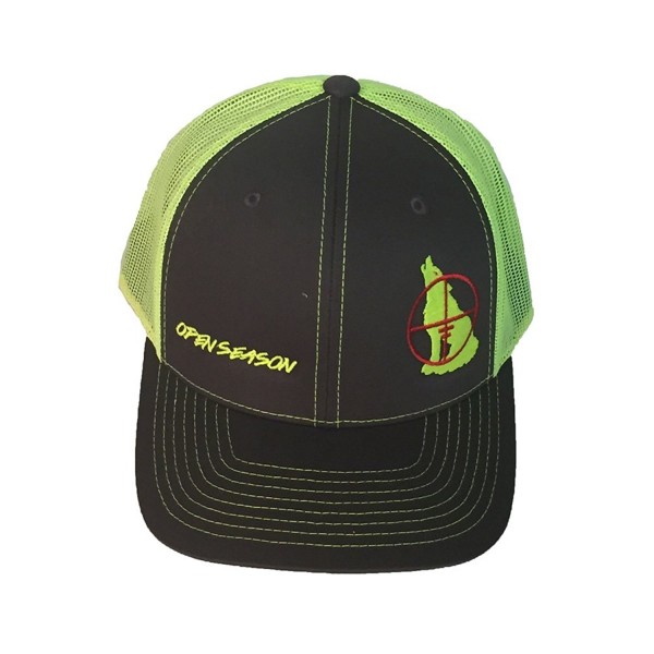 Sniper Pig The Coyote Hunter Open Season Hi-Vis Snapback Hat - CV12IJPCF9N