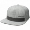 RVCA Men's Sea Drift Snapback Hat - Grey Heather - C812IKLRGQX