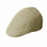 TONSEE Mens Women Vintage Beret Cap Newsboy Flax Sunscreen Hat - Khaki - CA12KZUSXTB