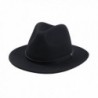 Sedancasesa Crushable Outback Fedora Black in Men's Fedoras