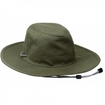 Coal Men's The Traveler Wide brimmed Adventure Hat - Olive - C912BDSJ8EX