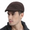 VOBOOM Mens Winter Wool Blend newsboy Cap Warm Flat IVY Driving Cap - 182-coffee - CB187TH8XHC