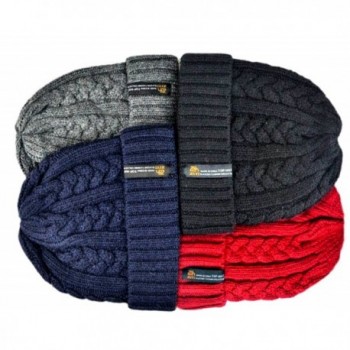 Yamimi Mens Oversize Cable Beanie