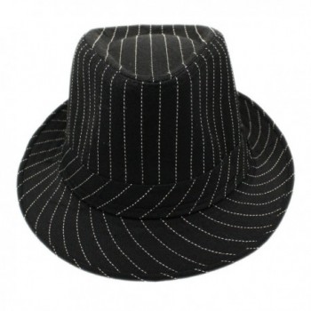 Unisex Classic Manhattan Vintage 105 BLACK in Men's Fedoras