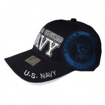United States Navy Adjustable Baseball Cap Hat - Navy - CQ186WX2O80