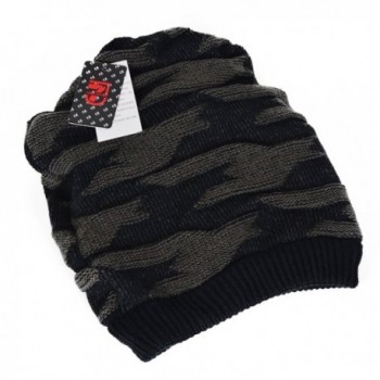 FORBUSITE Reversible Chunky Beanie Skullcap in Men's Skullies & Beanies