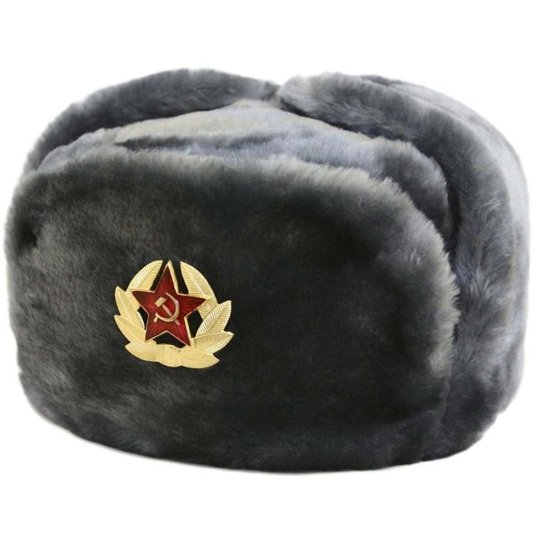 Hat Russian Soviet Army Air force KGB Fur Military Ushanka * GR * Size XL - CA113Z53KQZ