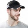 Topex Mens UPF50 Quick-Dry Baseball Cap Free-Size Sun Hat Running Cap Unisex - 16018_Black - CO12K78DJ6D