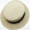 Summer Boater Fedora Gambler Natural in Men's Fedoras