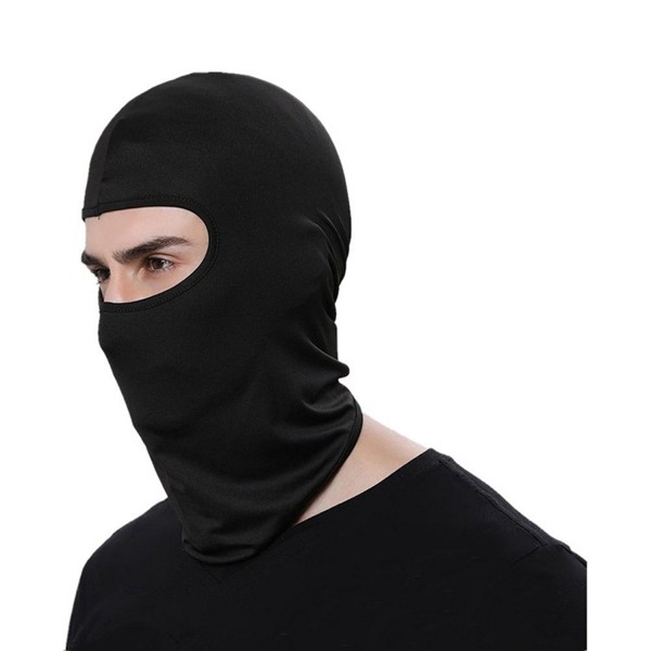 ZTMY Balaclava Ski Face Mask Face Mask Cool Hood Neck Warmer For Outdoor Motorcycle - Black - C9186M3LAS4