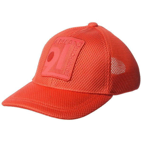 AX Armani Exchange Armani Exchange Men's Mesh Baseball Hat - Poppy - CY184AQ82DW