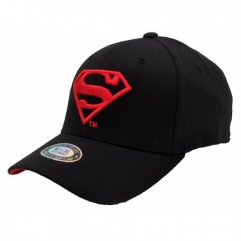 POPKORS Superman Embroidery Flex Fit Baseball