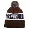 California Republic Embroidered Knitted Cuffed