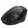 City Hunter Pml1100 Pamoa Faux Leather Classic ivy Cap (3 Colors) - Black - CE11GM0ELVN