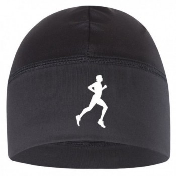 Gone For a Run Run Technology Beanie Performance Hat - Male Runner - White - CC12CWOSMG7