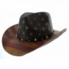 Milani Vintage Stars & Stripes American Flag Cowboy Hat - Brown - CF12EPK8RYX