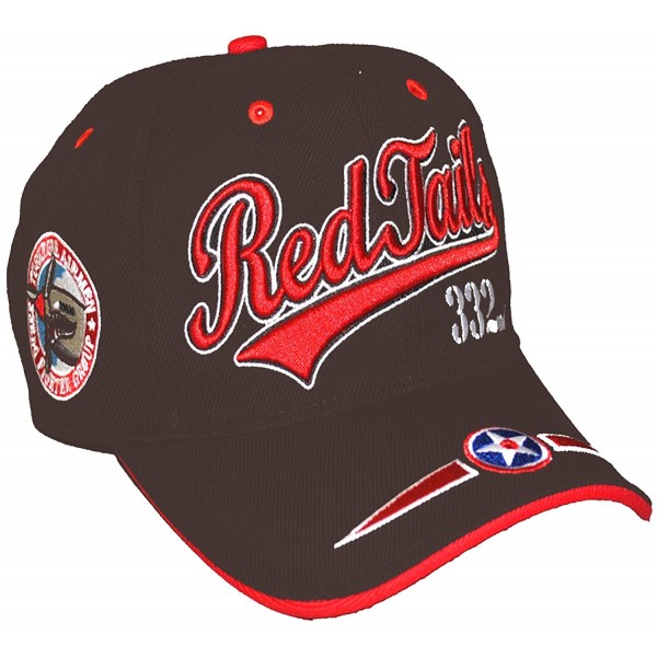 TUSKEGEE AIRMEN Baseball Cap Red Tails BROWN Hat Air Force Black History - C4186TNMGI5