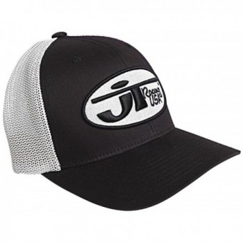 JT Racing USA Hat with Oval Logo (Black/White- Large/X-Large) - Black/White - CL1176EIMI7