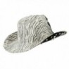 Zebra Cross Decal Cowboy Hat in Men's Cowboy Hats