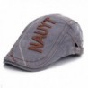 King Star Men Denim newsboy IVY Cabbie Irish Cap Hat - Gray - CW12CFS1G8L