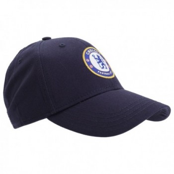 Chelsea FC Unisex Official Football Crest Baseball Cap - Navy Blue - C511VSR9593