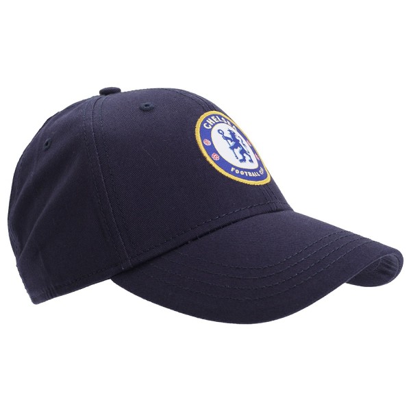 Chelsea FC Unisex Official Football Crest Baseball Cap - Navy Blue - C511VSR9593