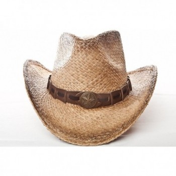 Western Hat Lone Stain Brown