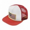 FMF Unisex-Adult Stars and Bars 2 Snapback Trucker Hat (Red- One Size) - Red - C112BTFUAXR