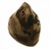 Camo Design Beanie Camel Brown Khaki