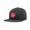 Brixton Men's Yates Medium Profile Adjustable Snapback Hat - Black - CR12OD1EKAF