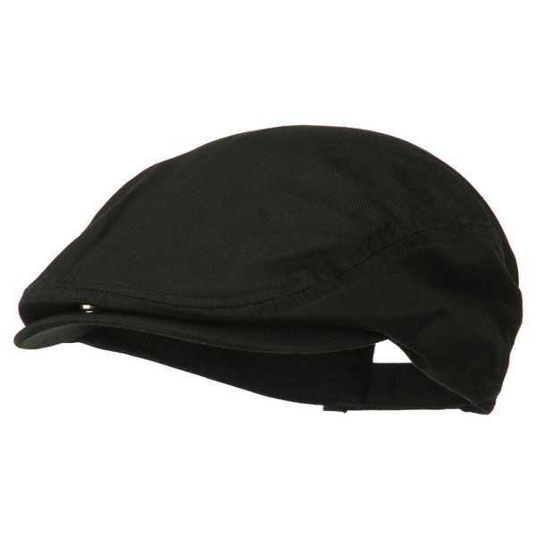 Otto Caps Cotton Twill IVY Cap - Black - C711TX71J9J