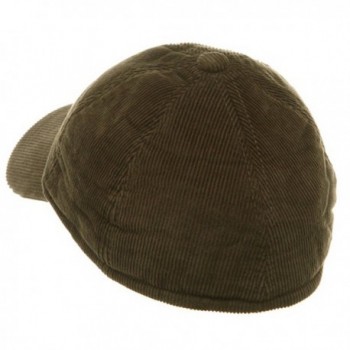 Mens Corduroy Warmer Flap Cap