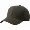 Plain Adjustable Velcro Baseball Charcoal in Men's Baseball Caps