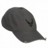 E4hats Black Force Embroidered Frayed in Men's Baseball Caps