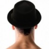 Winter Porkpie Fedora Trilby Hat in Men's Fedoras