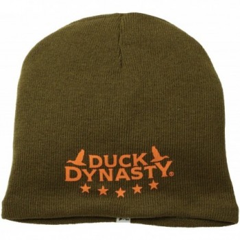 Duck Dynasty Men's Camo Reversible Beanie - Brown - CO11FPK9YCH