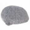 WITHMOONS Tweed newsboy Leather SL3019 in Men's Newsboy Caps