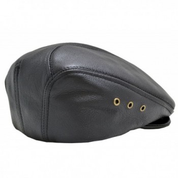 PEBBLED COWHIDE LEATHER DRIVER VARIOUS in Men's Newsboy Caps