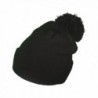 BK Caps Winter Ski Throwback Long Beanies Knit Hats Skull toboggan Caps With Pom Pom - Black - CH12N8A1IX7
