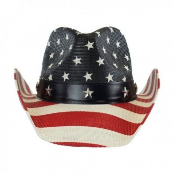 Shapeable Cowboy Leather Stripes Patriotic