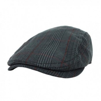 Pattern Driver Hunting Newsboy Charcoal in Men's Newsboy Caps