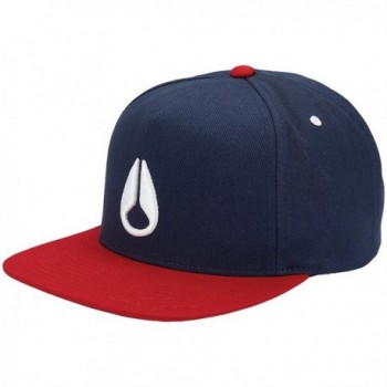 Nixon Simon Snapback Hat - Navy/Red - CT11I3PXHEH