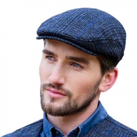 Police Tweed Flat Cap - Thin Blue Line - CT189S0S6TY
