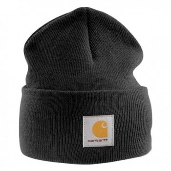 Carhartt Acrylic Watch Cap - Black Mens Winter Beanie Workwear Hat - C4117PNR23P