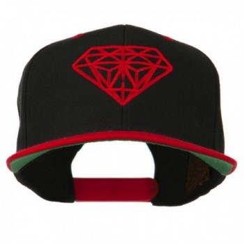 Diamond Embroidered Snapback Two Tone